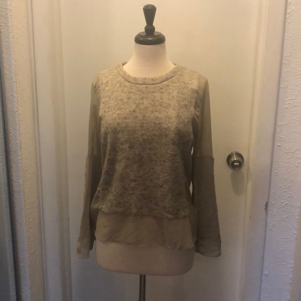 Sheer Sweater Top!